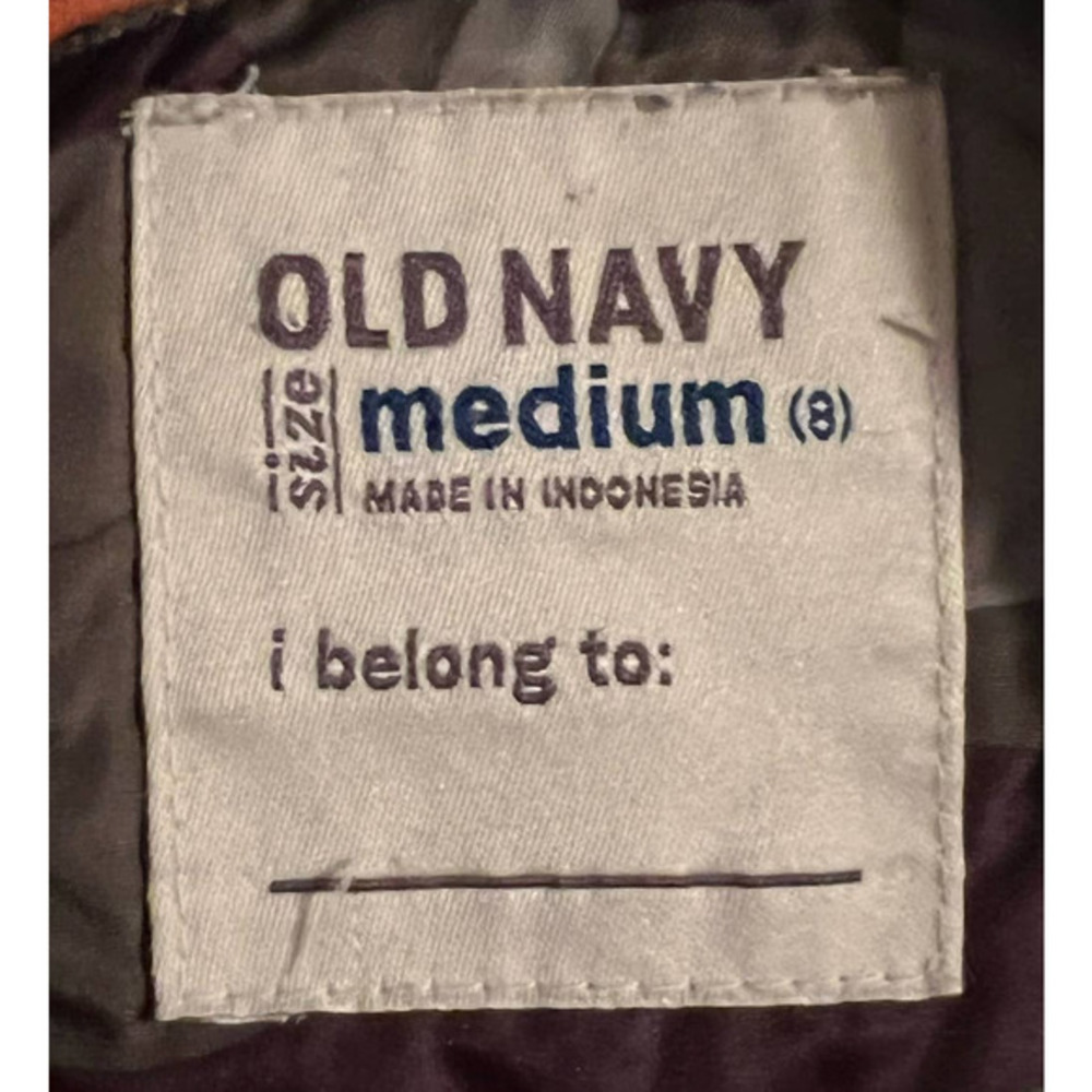 Old Navy Camo Puffer Vest Well Insulated Size M - 8‎ - Picture 3 of 5
